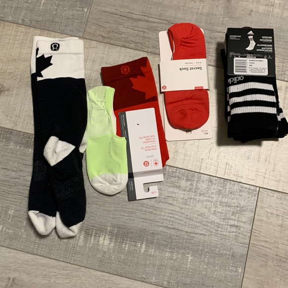lululemon athletica Other - Lululemon/Adidas socks, bundle